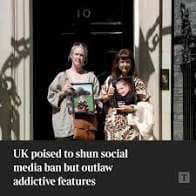 UK Poised to Shun Social Media Ban but Outlaw Addictive Features UK Poised to Shun Social Media Ban but Outlaw Addictive Features