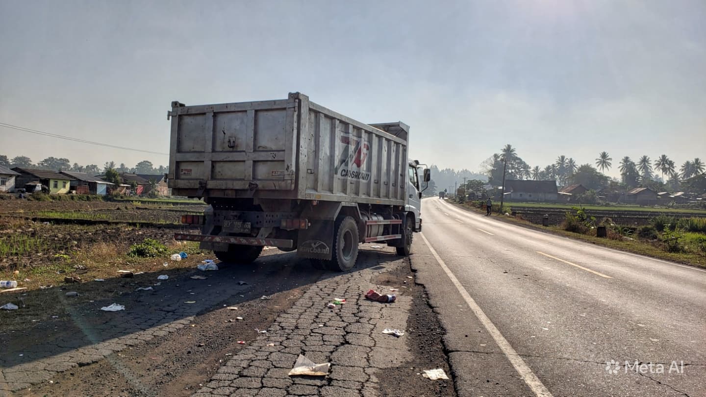 Tulang Bawang Emergency: Police And Residents Stop Runaway Truck Before It Causes Serious Injuries Tulang Bawang Emergency: Police And Residents Stop Runaway Truck Before It Causes Serious Injuries