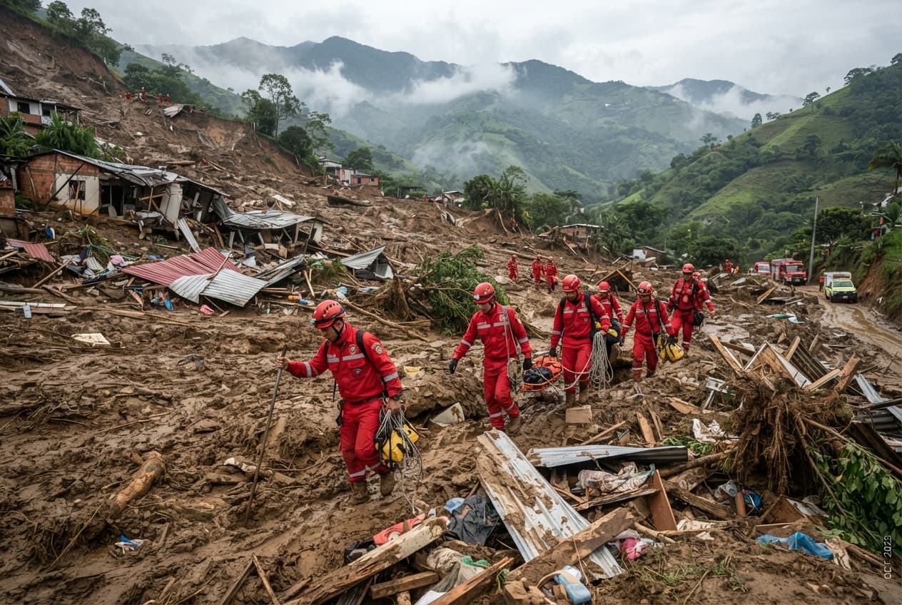 Mudslide Crisis: Seven Dead After Flash Floods Destroy Rural Communities in Antioquia Mudslide Crisis: Seven Dead After Flash Floods Destroy Rural Communities in Antioquia