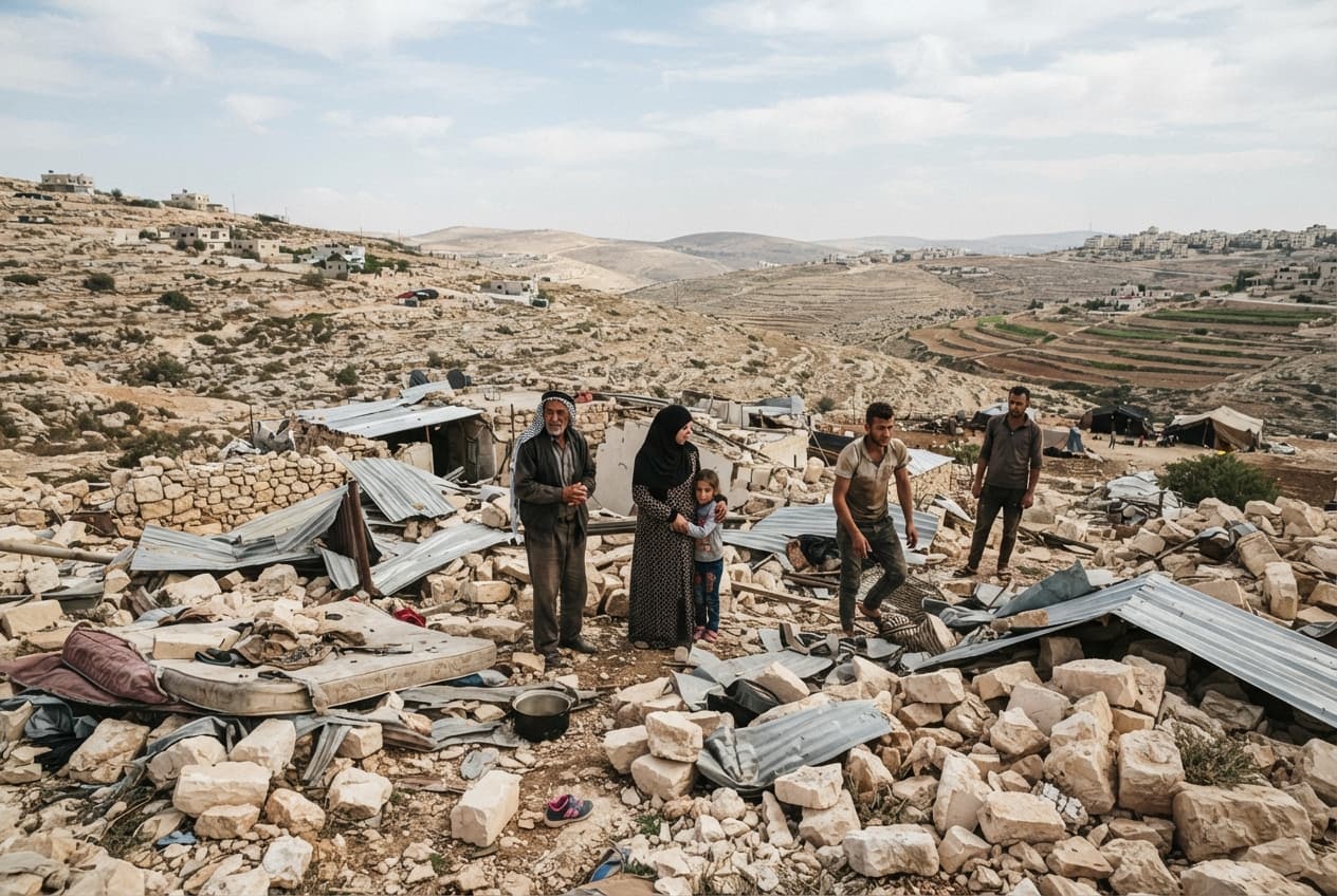 Rural Displacement Crisis: Israeli Civil Administration Demolishes Residential Structures Throughout Masafer Yatta Hills Rural Displacement Crisis: Israeli Civil Administration Demolishes Residential Structures Throughout Masafer Yatta Hills