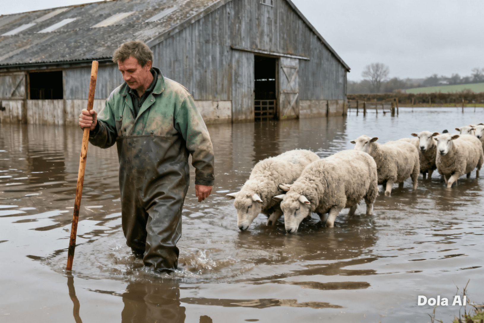 Waters Rise, and So Do Hearts: Guiding Stranded Sheep to Safety Waters Rise, and So Do Hearts: Guiding Stranded Sheep to Safety