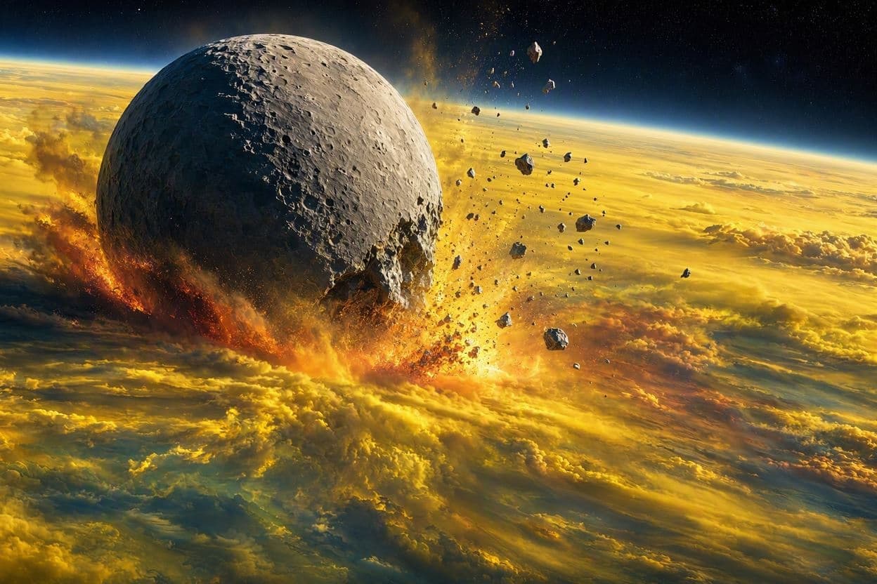 When a planet eats its child: The Venus theory When a planet eats its child: The Venus theory