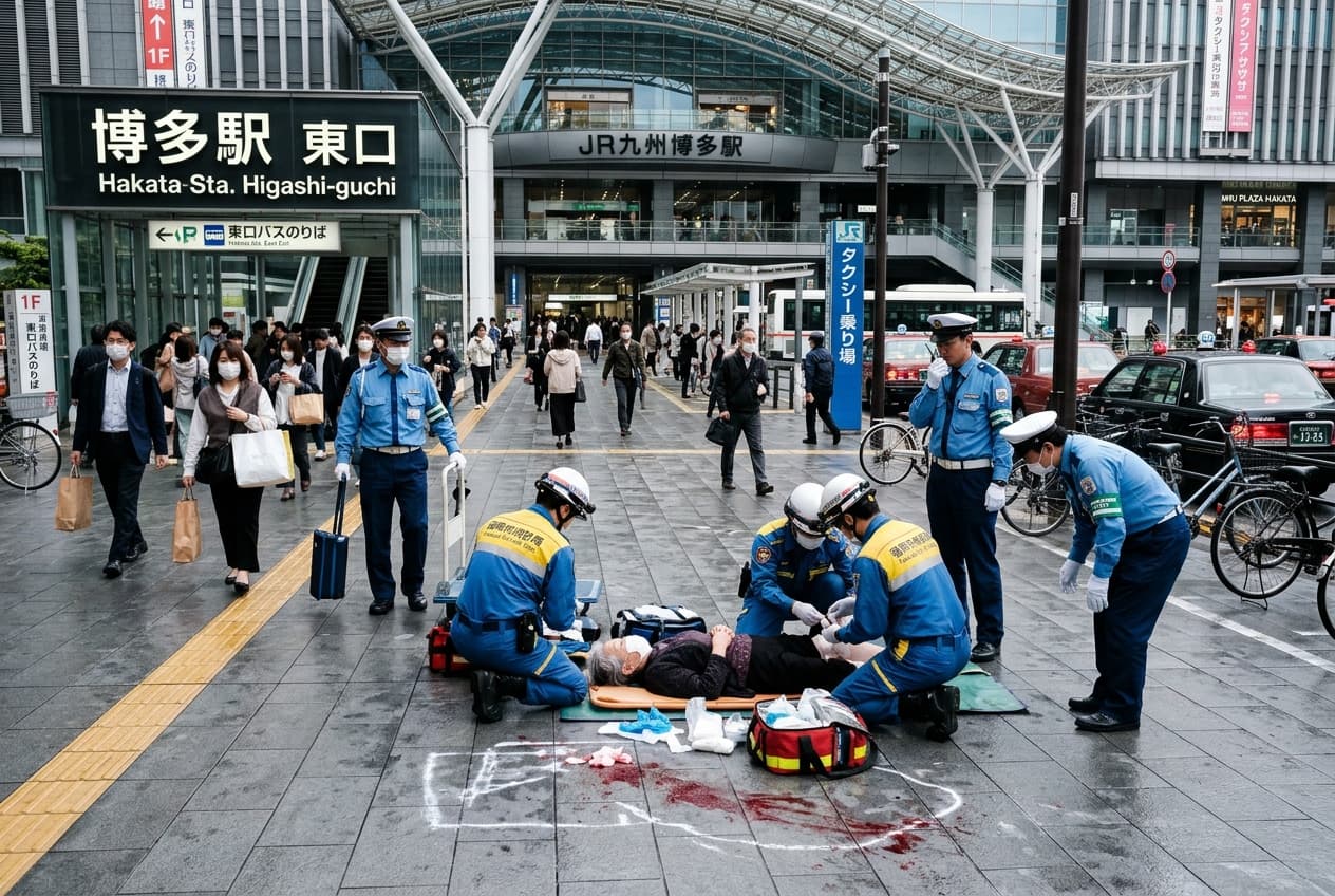 Fatal Crossing in Chiba: Elderly Pedestrian Struck by Delivery Van at Intersection, Dies, Driver Detained Fatal Crossing in Chiba: Elderly Pedestrian Struck by Delivery Van at Intersection, Dies, Driver Detained