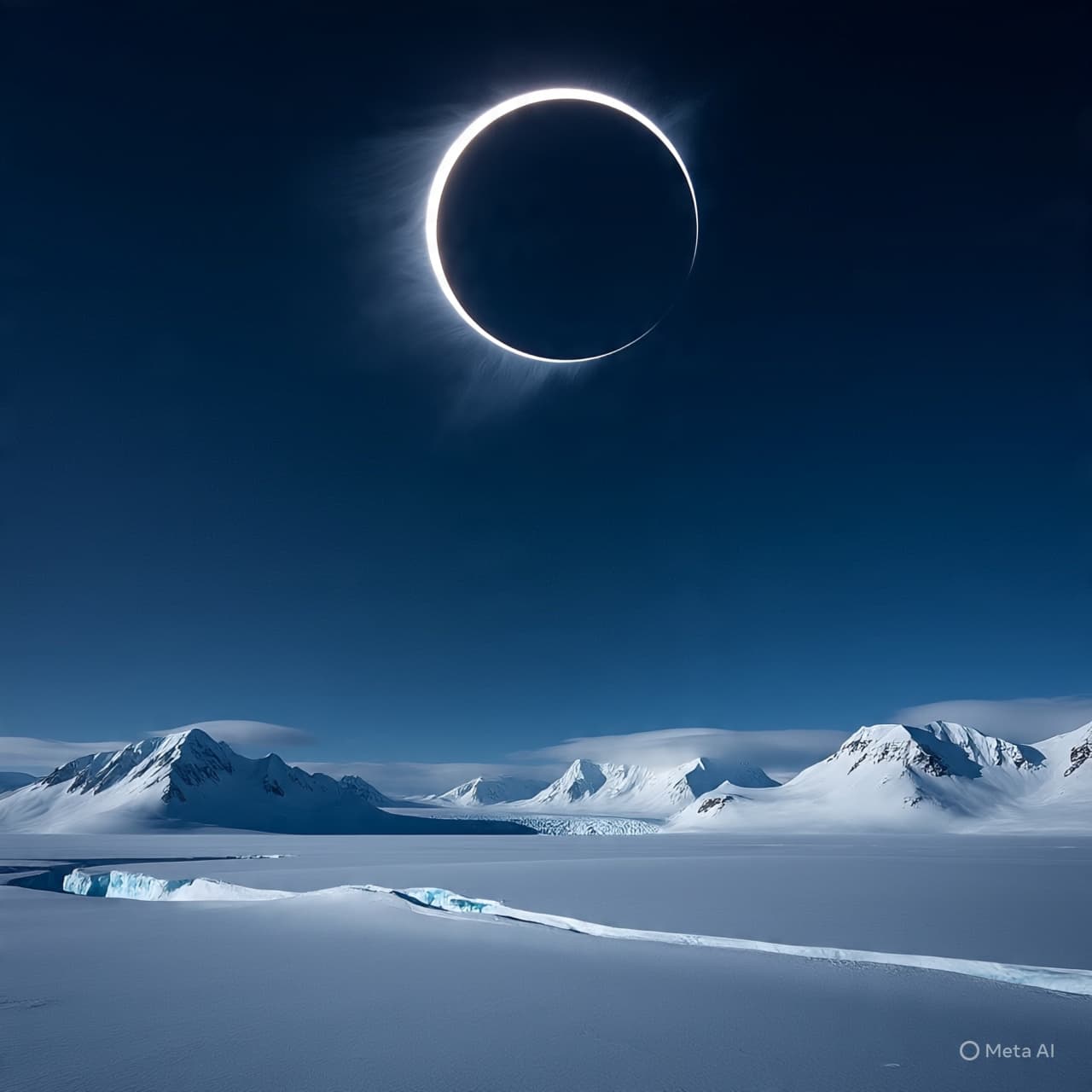 Between Polar Stillness and Solar Motion, A Fleeting Halo Lights the Southern Sky Between Polar Stillness and Solar Motion, A Fleeting Halo Lights the Southern Sky