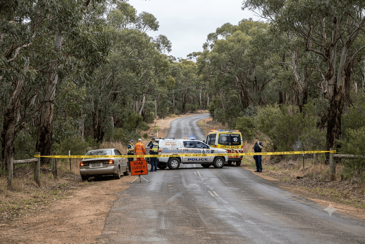 Fatal Countryside Crash: Driver Dies When Utility Vehicle Strikes Tree in Oxley Vale Fatal Countryside Crash: Driver Dies When Utility Vehicle Strikes Tree in Oxley Vale