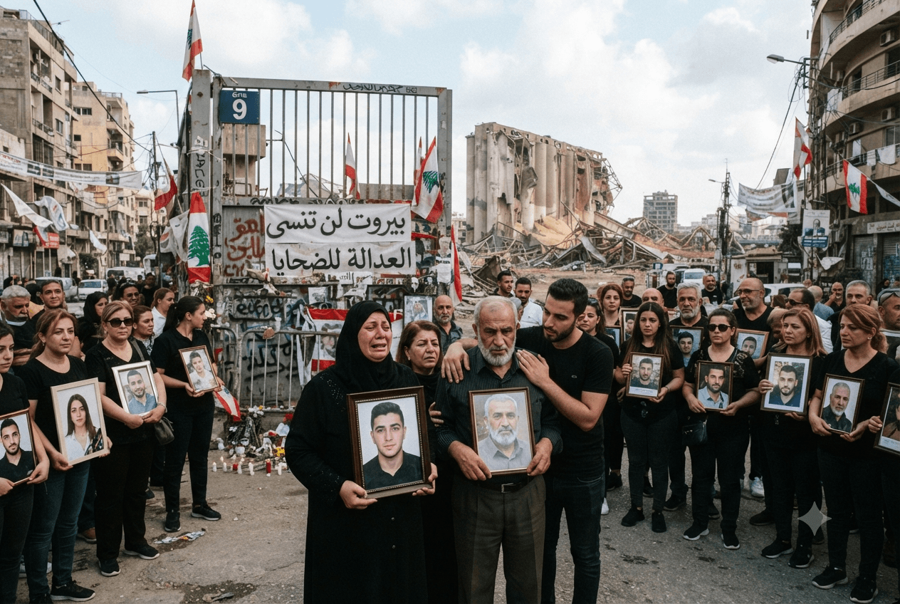 Two Hundred Thirty Five Deaths: Beirut Families Demand Accountability on Sixth Port Blast Anniversary Two Hundred Thirty Five Deaths: Beirut Families Demand Accountability on Sixth Port Blast Anniversary