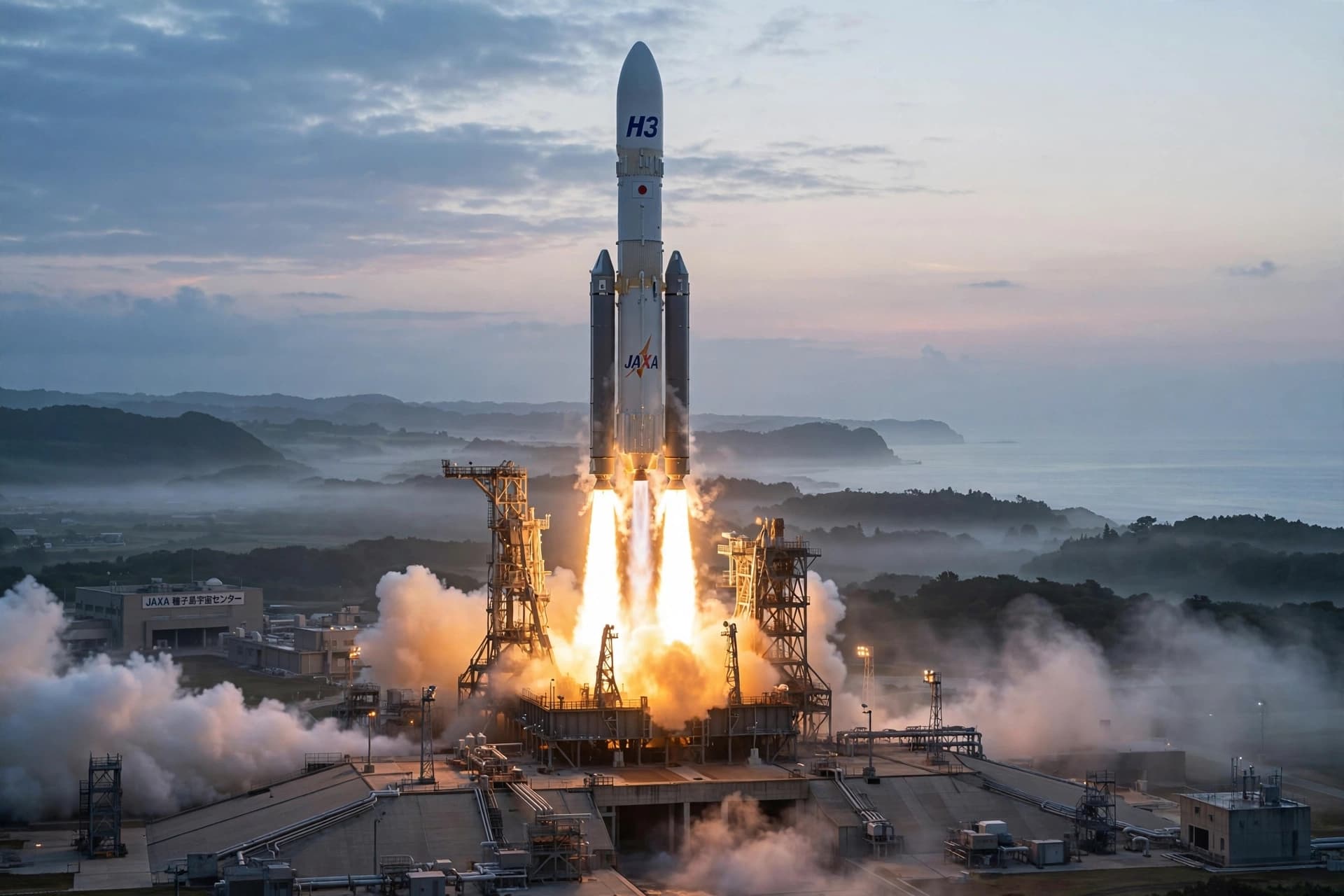 A quiet launch before dawn, carrying the hope of understanding Mars A quiet launch before dawn, carrying the hope of understanding Mars