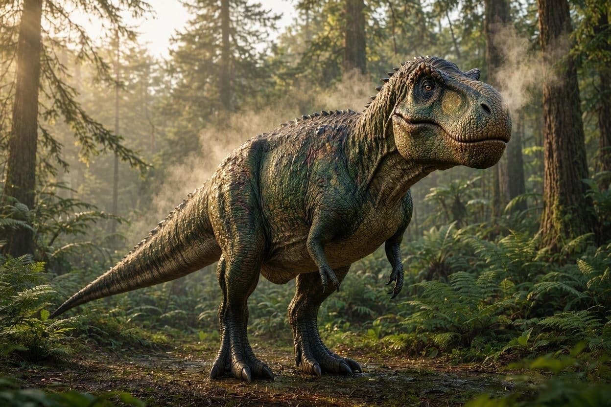 T. rex was warm-blooded, with a body temperature of 97 degrees T. rex was warm-blooded, with a body temperature of 97 degrees