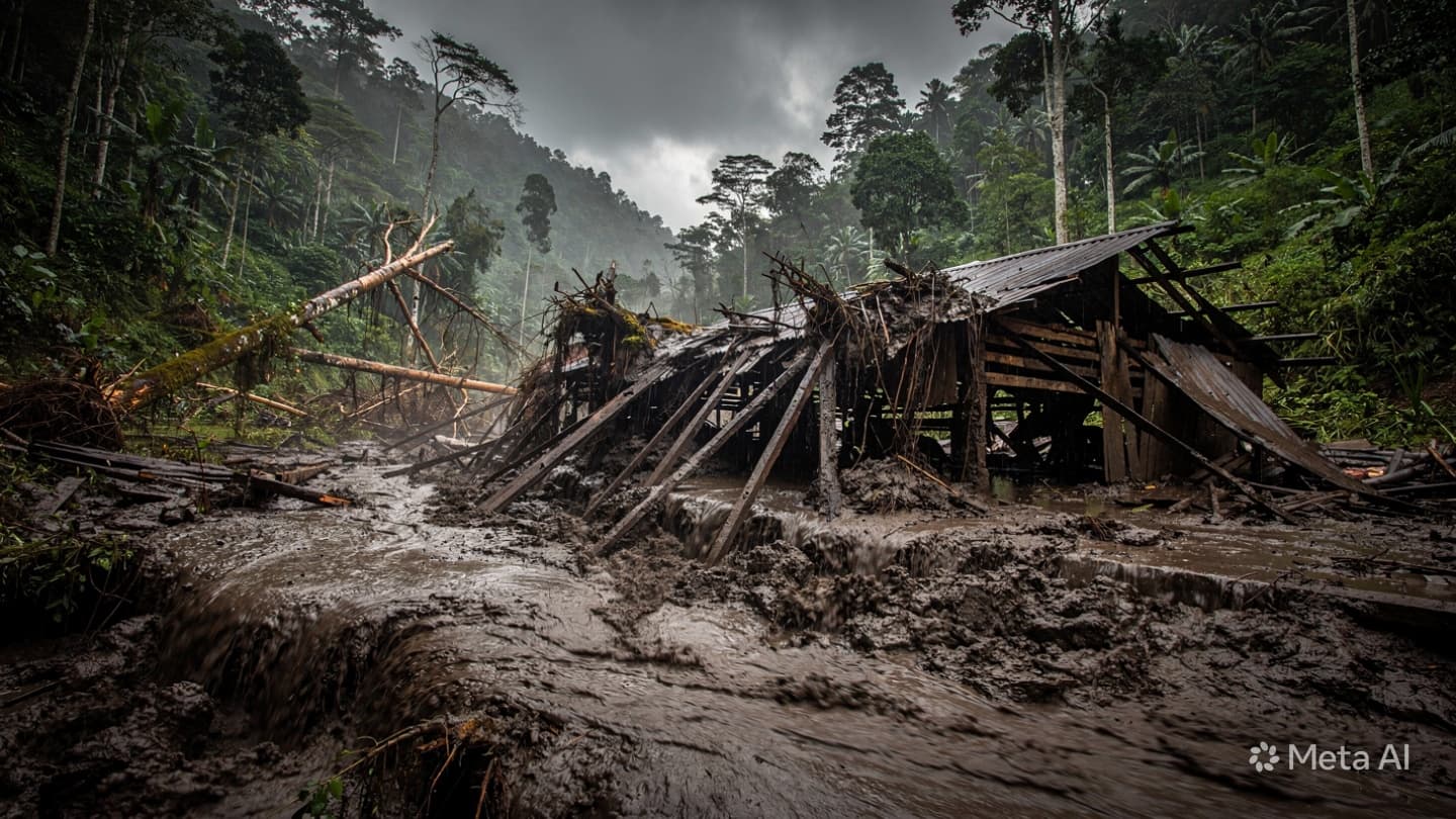 Two Workers Confirmed Dead: Remote Sarawak Timber Camp Swept Away By Overnight Landslide Two Workers Confirmed Dead: Remote Sarawak Timber Camp Swept Away By Overnight Landslide
