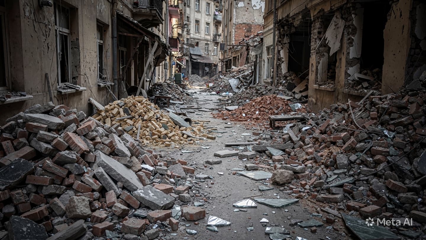 Earthquake Aftermath in Padang: Residential Wall Collapses After Seismic Activity Hits Western Sumatra Earthquake Aftermath in Padang: Residential Wall Collapses After Seismic Activity Hits Western Sumatra