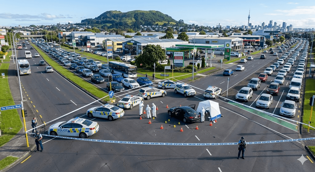 High-Highway Horror: Man Seriously Injured Following Daytime Shooting on Auckland’s Mount Wellington Highway High-Highway Horror: Man Seriously Injured Following Daytime Shooting on Auckland’s Mount Wellington Highway