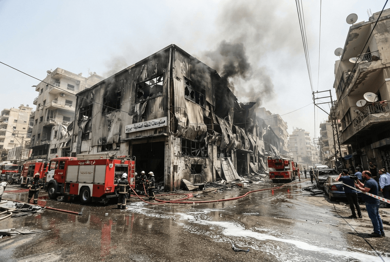 Deadly Factory Explosion: Three Workers Die Following Chemical Blast in Industrial Area of Lebanon Deadly Factory Explosion: Three Workers Die Following Chemical Blast in Industrial Area of Lebanon