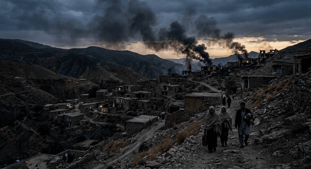 Kuki Village Under Fire: Khoikai Set Ablaze in Kamjong District Kuki Village Under Fire: Khoikai Set Ablaze in Kamjong District