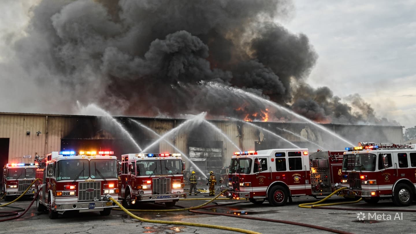 Barcelona Warehouse Fire: Two Critical Victims, Dozens Injured As Fire Tears Through Industrial Zone Barcelona Warehouse Fire: Two Critical Victims, Dozens Injured As Fire Tears Through Industrial Zone