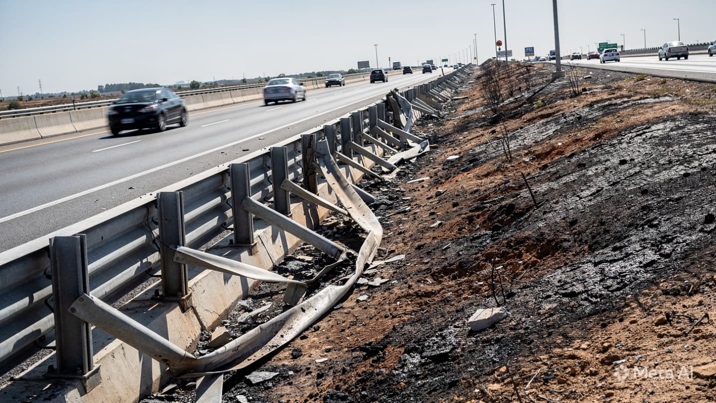 When Asphalt Meets the Sudden Blaze: An Evening of Burning Steel and Silent Lanes When Asphalt Meets the Sudden Blaze: An Evening of Burning Steel and Silent Lanes