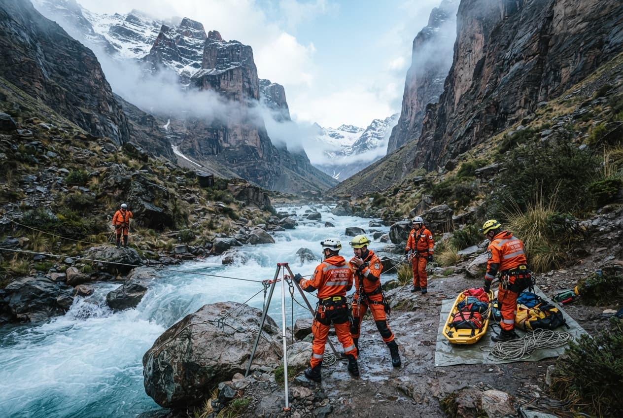 Andean Crisis Unfolds in Chile: Flash Flood Torrent Sweeps Through High-Altitude Mountain Pass Encampment Andean Crisis Unfolds in Chile: Flash Flood Torrent Sweeps Through High-Altitude Mountain Pass Encampment