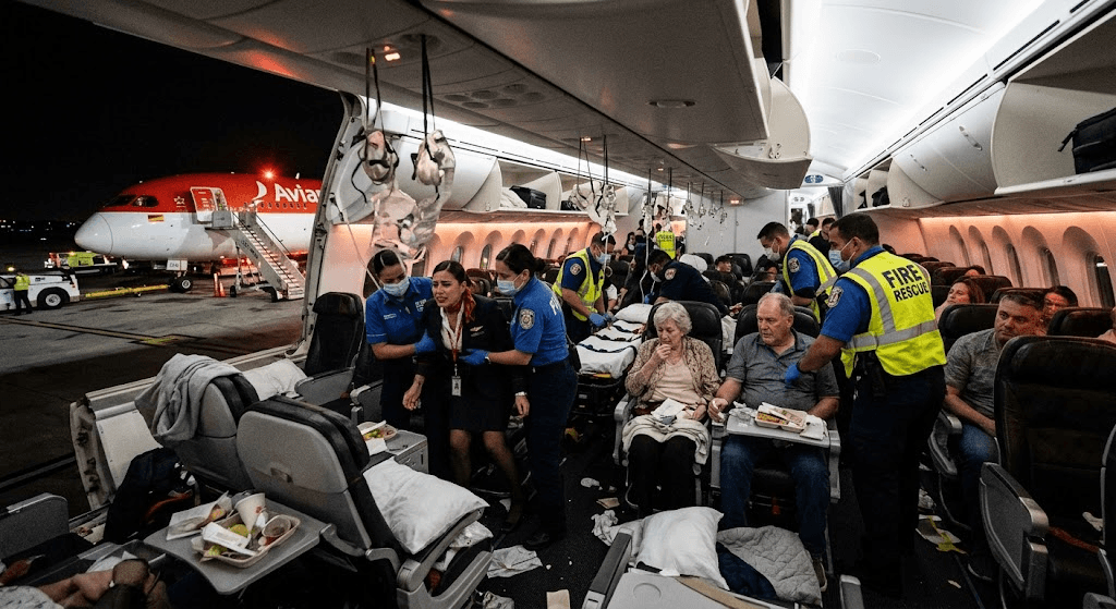 Nightmare at 30,000 Feet: Avianca Flight Battered by Severe Turbulence, 8 Injured Nightmare at 30,000 Feet: Avianca Flight Battered by Severe Turbulence, 8 Injured