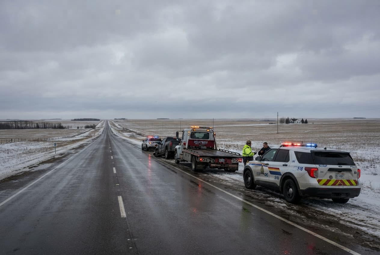 Saskatchewan Roadway Collision Kills Four: Family of Four Perishes in Severe Highway Crash Saskatchewan Roadway Collision Kills Four: Family of Four Perishes in Severe Highway Crash