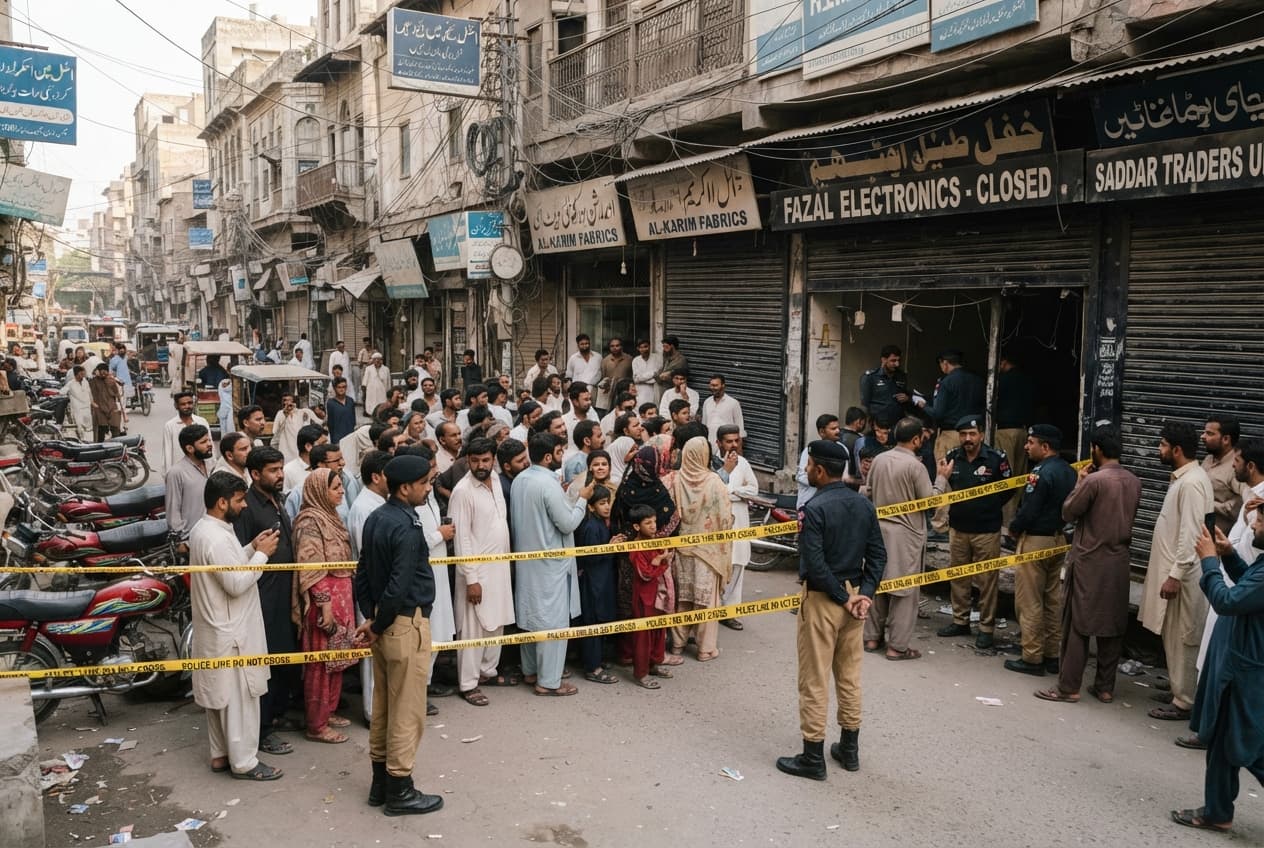 Fatal Motorbike Assassin Strike: Karachi Merchant Killed In Broad Daylight Drive-By Shooting Incident Fatal Motorbike Assassin Strike: Karachi Merchant Killed In Broad Daylight Drive-By Shooting Incident