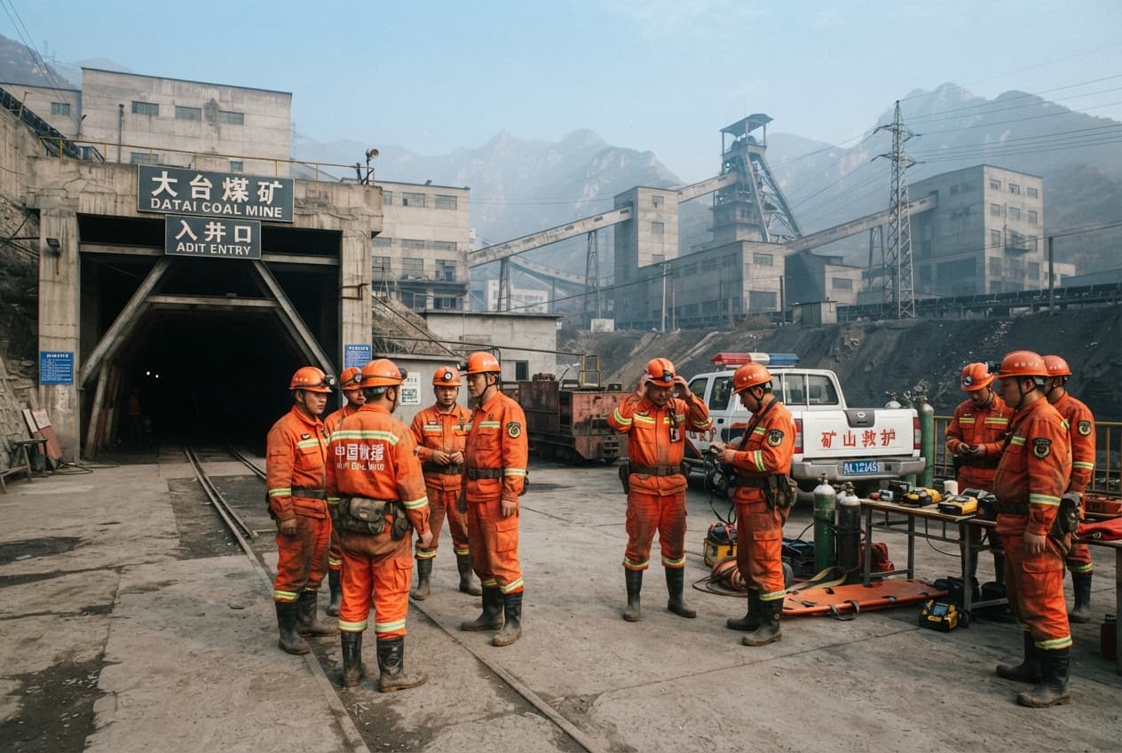 Mine Shaft Collapse: Central China Coal Mine Cave-In Traps Twelve Workers and Kills Three Mine Shaft Collapse: Central China Coal Mine Cave-In Traps Twelve Workers and Kills Three