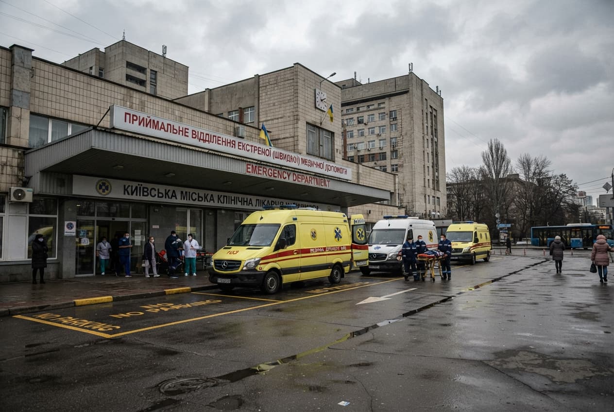 High-Speed Vehicle Collision Aftermath: Four Hospitalized in Critical Condition in Ukrainian Capital High-Speed Vehicle Collision Aftermath: Four Hospitalized in Critical Condition in Ukrainian Capital