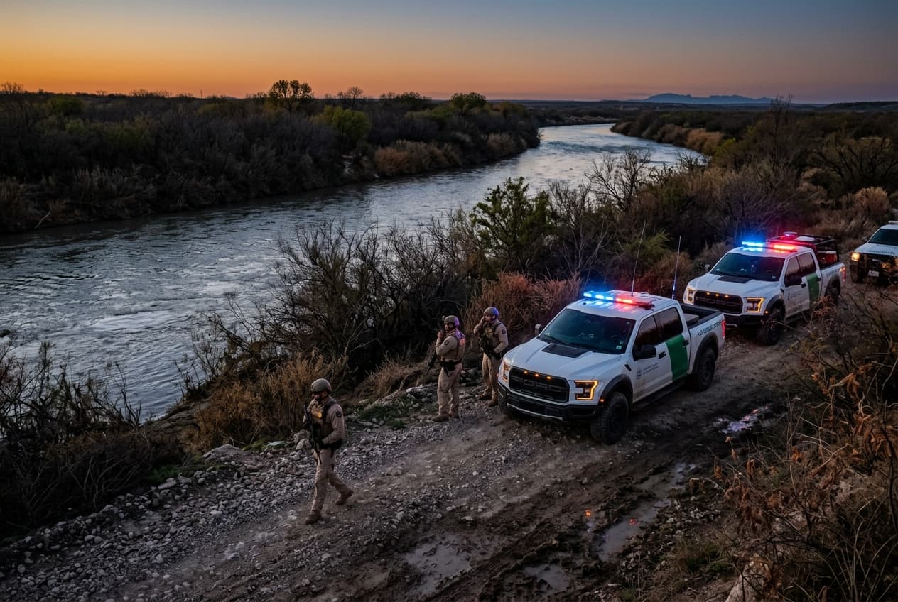 Border Clash Erupts in Texas: One Agent Injured as Smugglers Open Fire Near Rio Grande Border Clash Erupts in Texas: One Agent Injured as Smugglers Open Fire Near Rio Grande