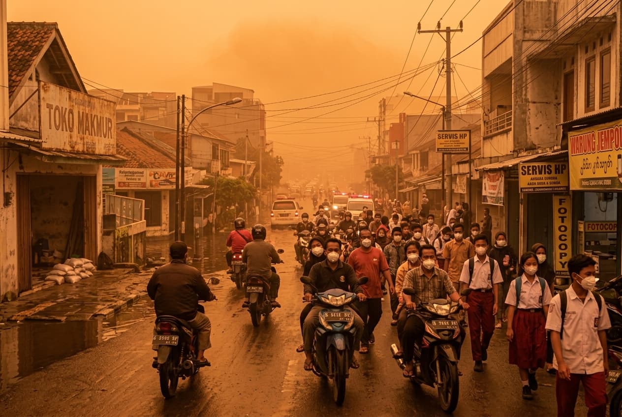 Toxic Haze Engulfs Indonesia: Wildfire Smoke Triggers Over 280,000 Respiratory Illnesses Nationwide Toxic Haze Engulfs Indonesia: Wildfire Smoke Triggers Over 280,000 Respiratory Illnesses Nationwide