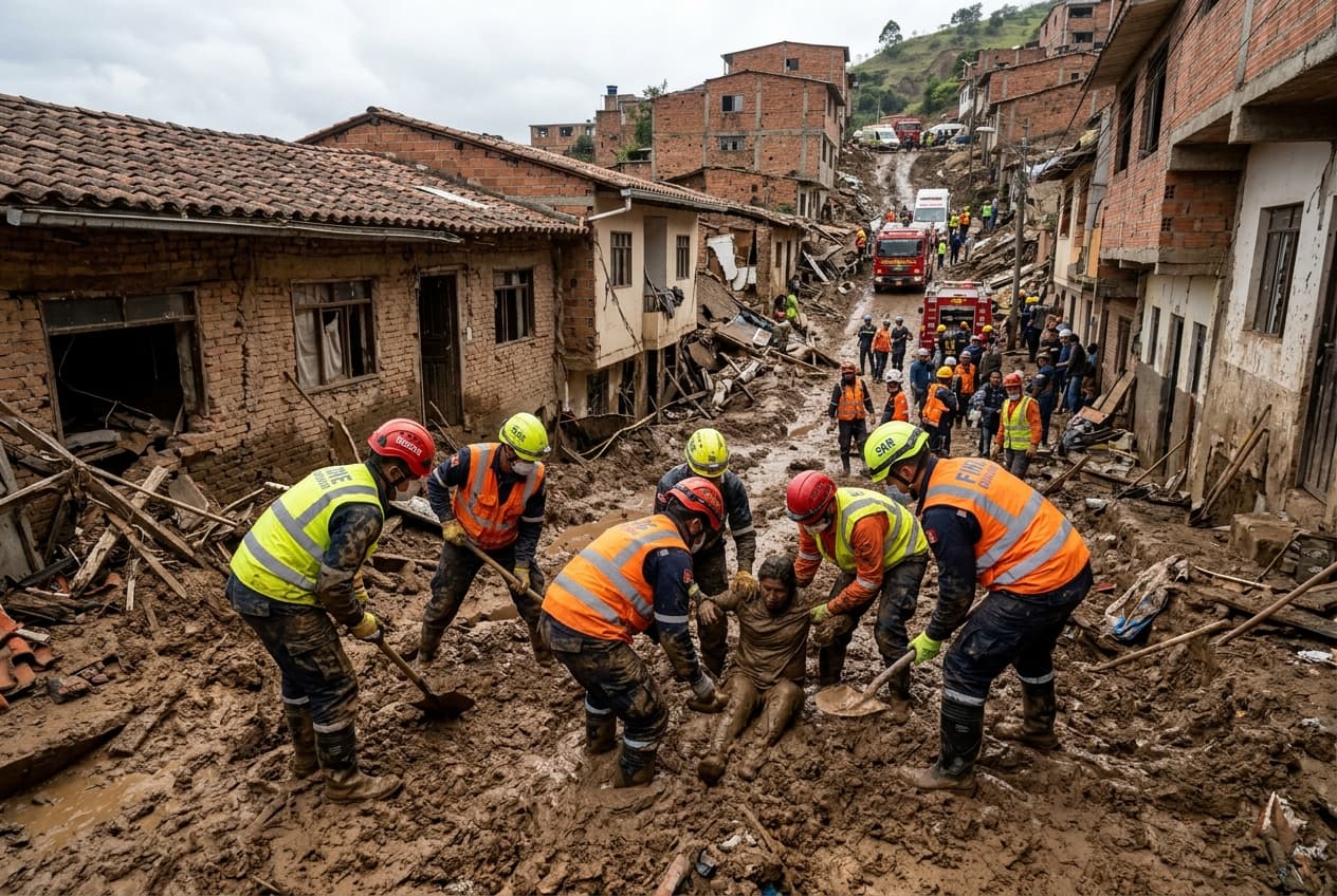 Flash Floods Strike Medellin Suburb: Torrential Waters Leave Two Dead and Dozens Without Shelter Flash Floods Strike Medellin Suburb: Torrential Waters Leave Two Dead and Dozens Without Shelter