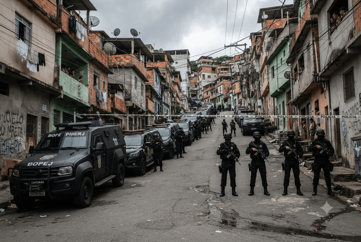 Violence in Rio: Three Killed During Police Operation Targeting Armed Groups in City Favelas Violence in Rio: Three Killed During Police Operation Targeting Armed Groups in City Favelas