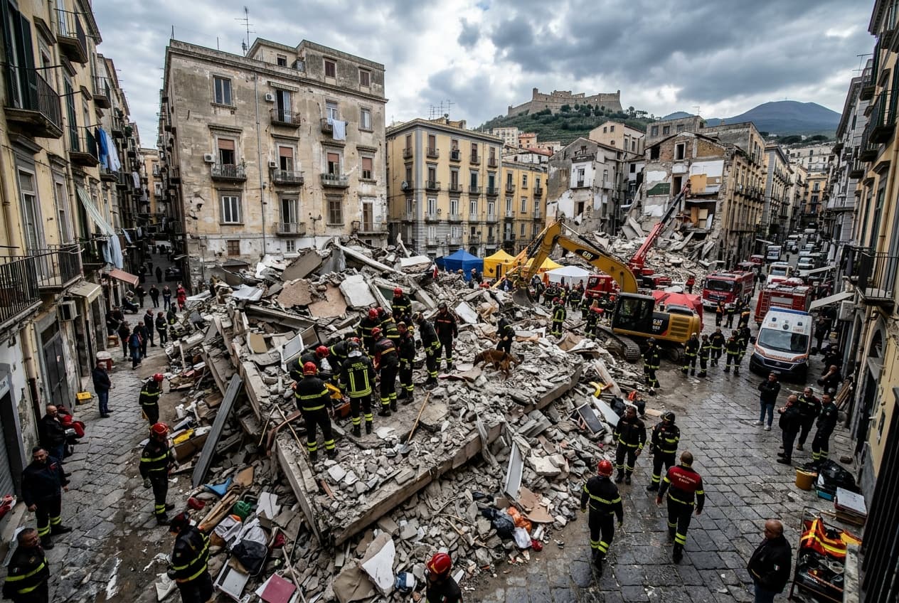 Gas Explosion In Naples Suburb, Two Homes Destroyed, Three Residents In Intensive Care Gas Explosion In Naples Suburb, Two Homes Destroyed, Three Residents In Intensive Care
