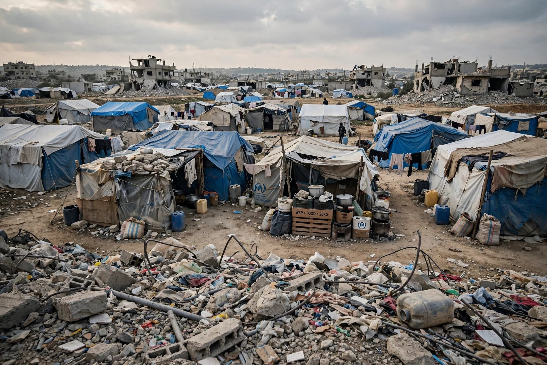 In Gaza, existence itself has become the daily struggle. In Gaza, existence itself has become the daily struggle.