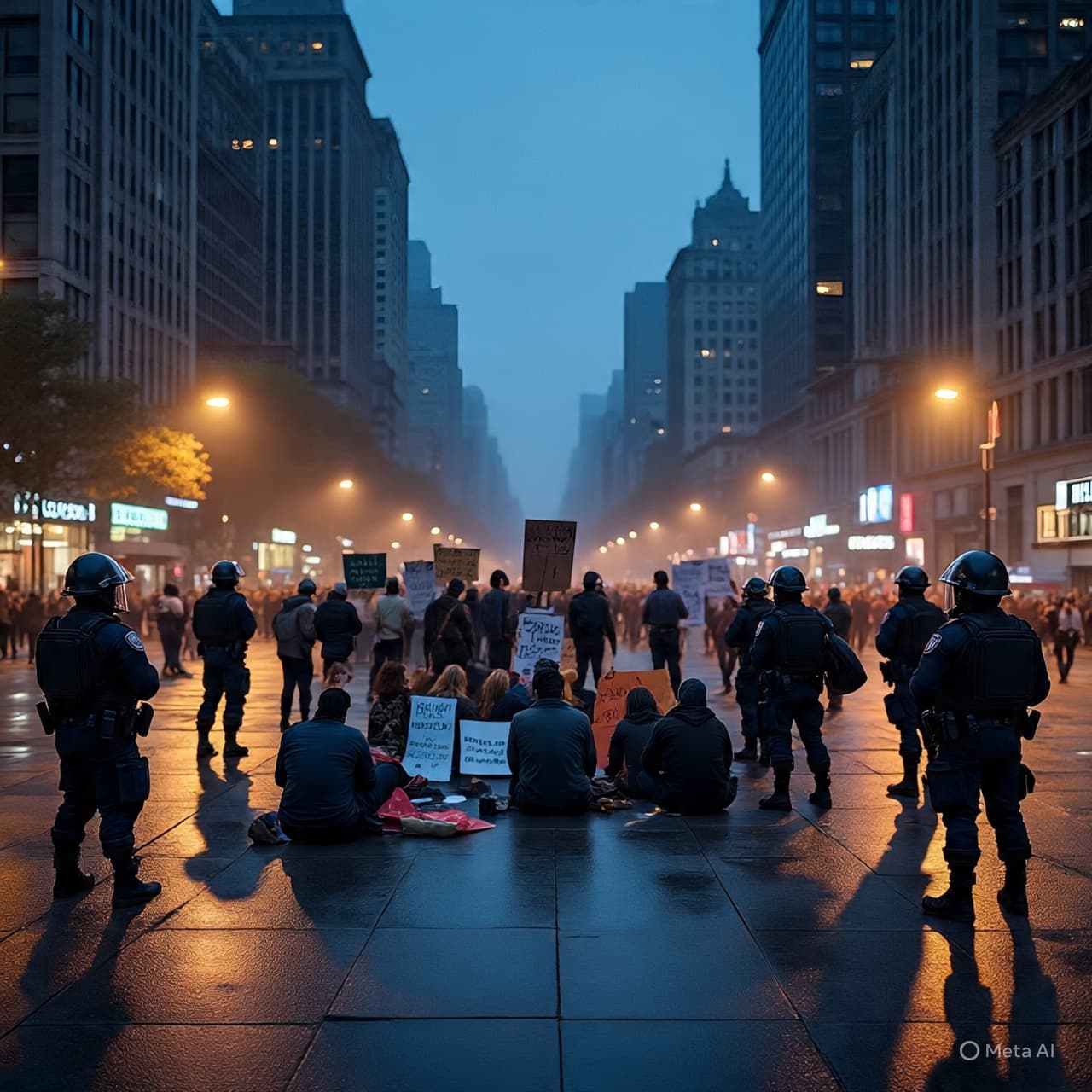 When Waves of Protest Meet City Streets, a Nation Holds Its Breath When Waves of Protest Meet City Streets, a Nation Holds Its Breath