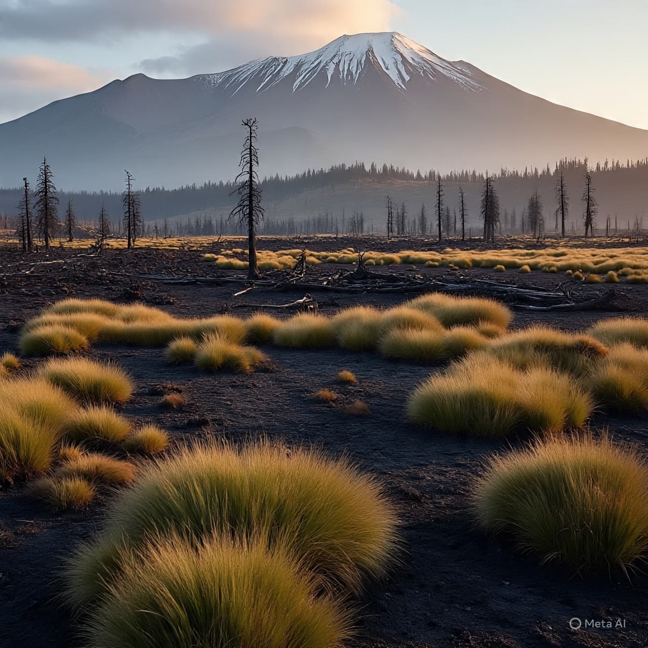 After the Fire Passed, the Grass Remained: Quiet Resilience on Tongariro’s Slopes After the Fire Passed, the Grass Remained: Quiet Resilience on Tongariro’s Slopes