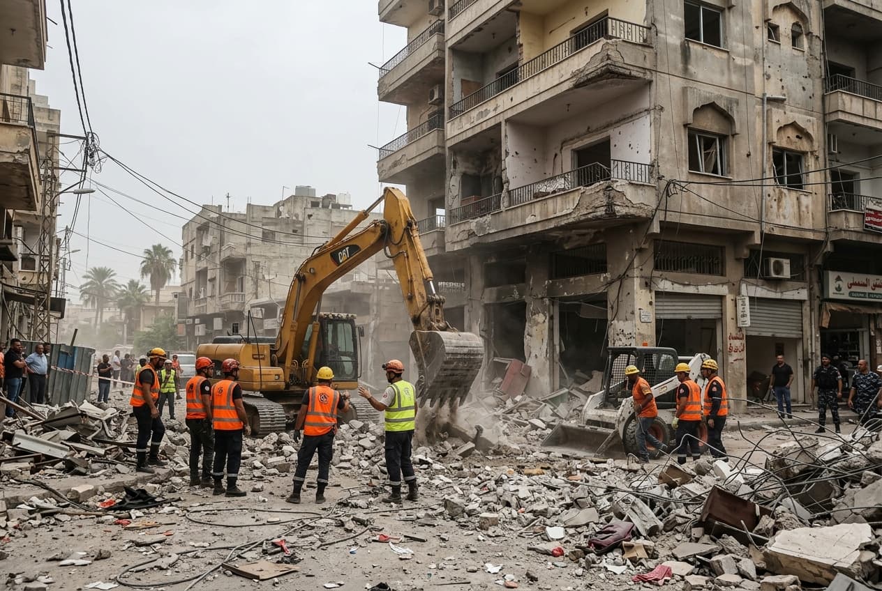 Israeli Airstrike Hits Southern Lebanon Residential Building Killing Four Civilians in Fresh Attack Israeli Airstrike Hits Southern Lebanon Residential Building Killing Four Civilians in Fresh Attack