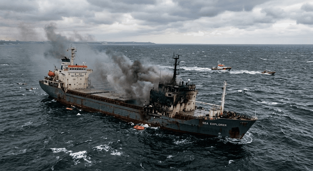 Drone Strike Sinks Cargo Ship in Black Sea: Ukrainian Crewmember Killed, 3 Missing Drone Strike Sinks Cargo Ship in Black Sea: Ukrainian Crewmember Killed, 3 Missing