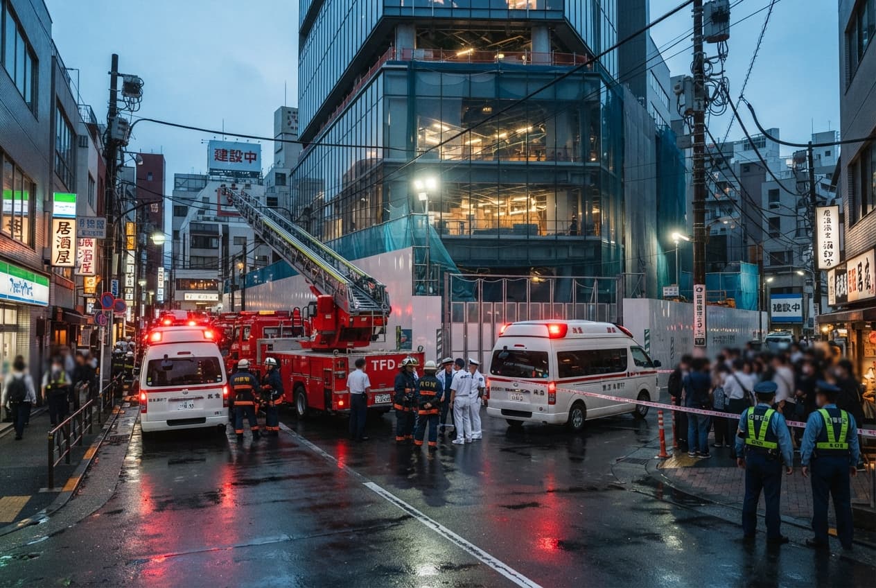 Fatal Industrial Accident in Osaka: Construction Scaffolding Failure Claims Three Workers' Lives Fatal Industrial Accident in Osaka: Construction Scaffolding Failure Claims Three Workers' Lives