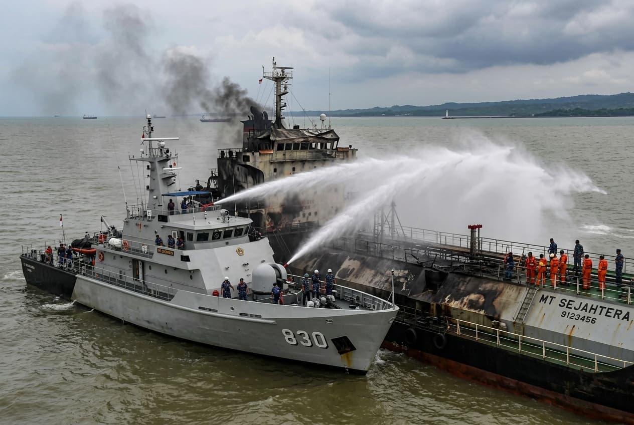 Maritime Drone Attack in Strait of Hormuz: Two Sailors Missing as Tanker Struck Maritime Drone Attack in Strait of Hormuz: Two Sailors Missing as Tanker Struck