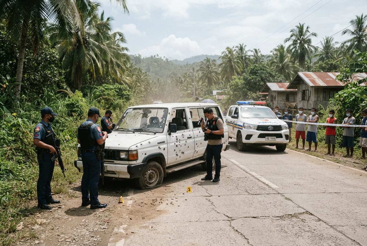 Political Assassination in Philippines: Local Official and Guard Dead Following Ambush Political Assassination in Philippines: Local Official and Guard Dead Following Ambush