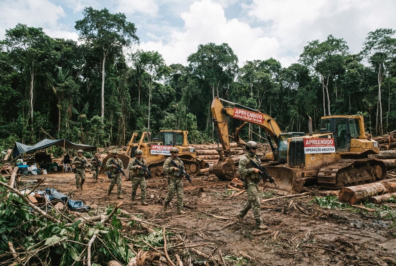 Rainforest Enforcement Tragedy: Brazil Illegal Logging Operation Shootout Leaves Two Dead Today Rainforest Enforcement Tragedy: Brazil Illegal Logging Operation Shootout Leaves Two Dead Today