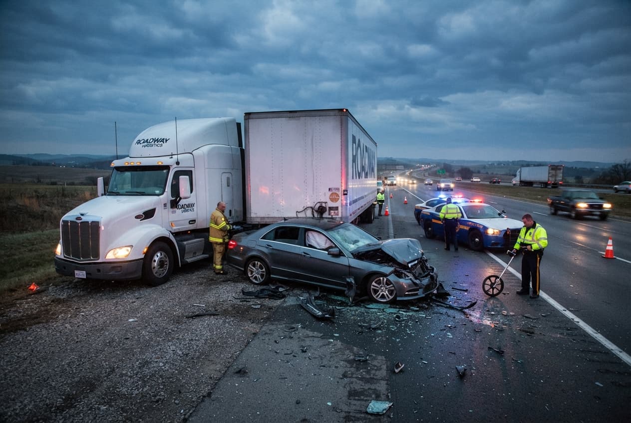 High Speed Autobahn Crash: Luxury Sedan Rear Ends Semi-Truck Resulting In Two Deaths Near Munich High Speed Autobahn Crash: Luxury Sedan Rear Ends Semi-Truck Resulting In Two Deaths Near Munich