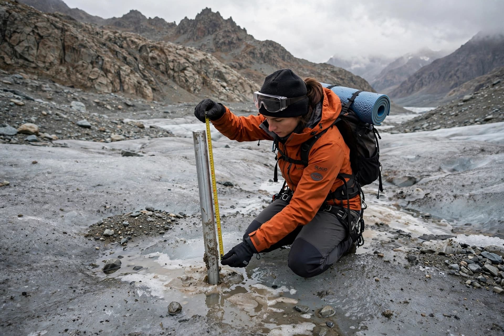 The Measuring Stakes Emerge, and the Ice Disappears The Measuring Stakes Emerge, and the Ice Disappears