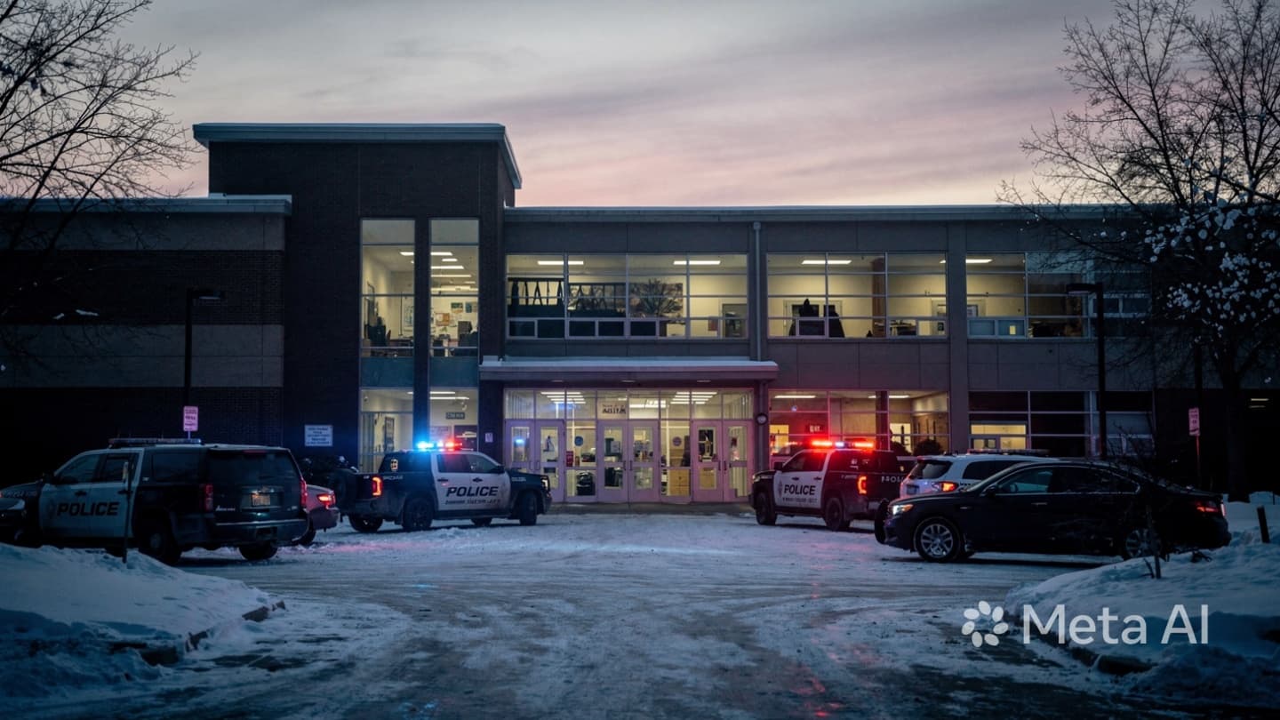 Beneath the Quiet Roof of a School, Where a Violent Shadow Breaks the Day Beneath the Quiet Roof of a School, Where a Violent Shadow Breaks the Day