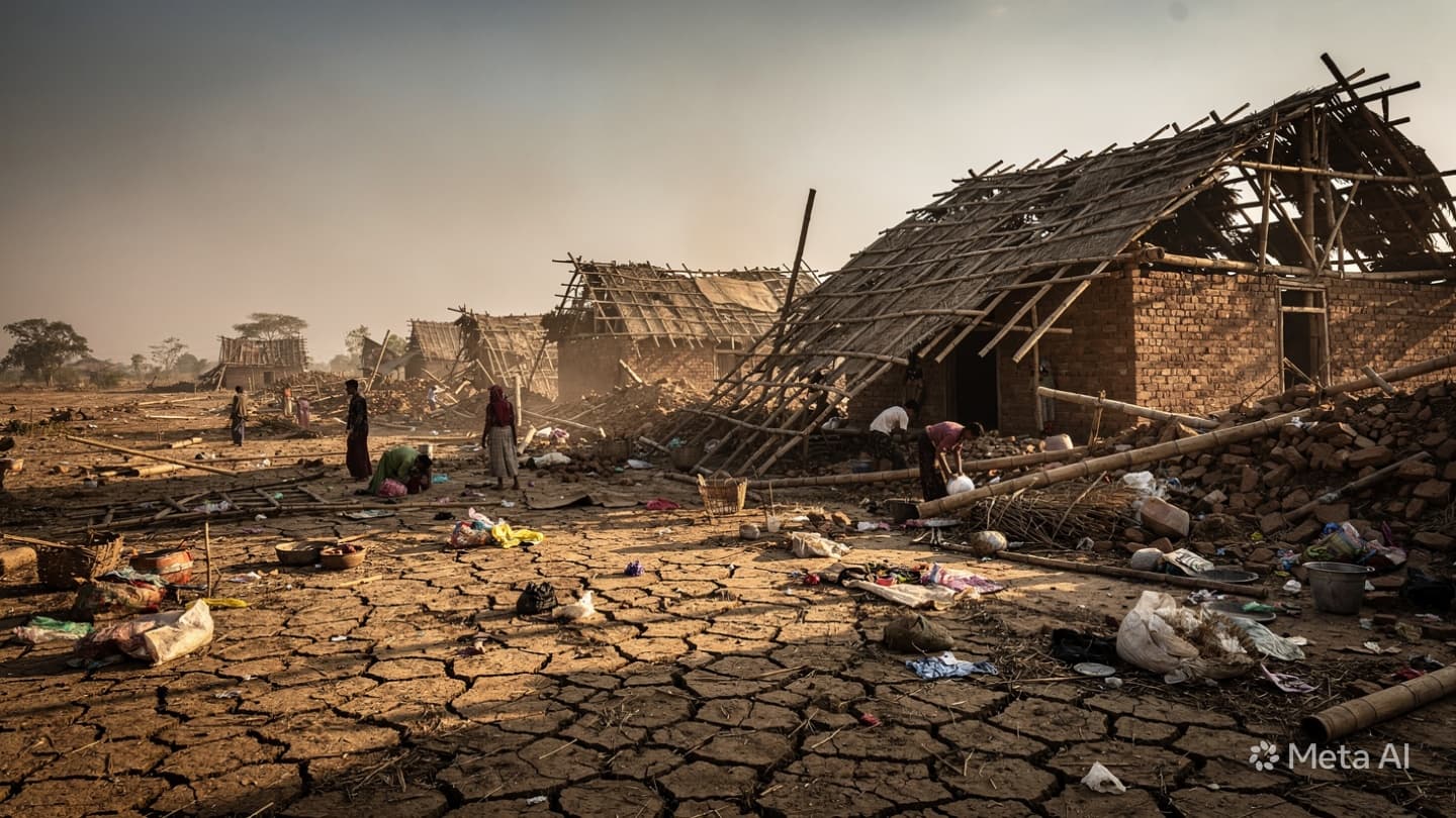 Central Myanmar Tragedy: Massive Earthquake Leaves Two Thousand Dead, Thousands More Still Trapped Central Myanmar Tragedy: Massive Earthquake Leaves Two Thousand Dead, Thousands More Still Trapped