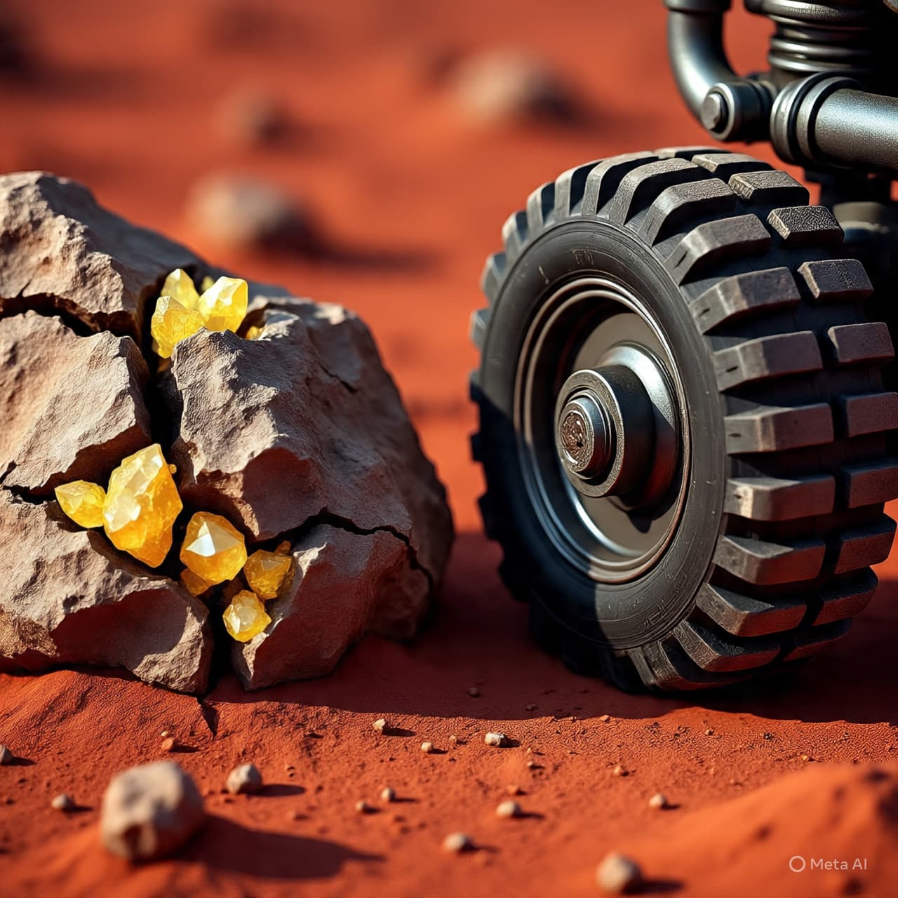 Not Just Red Anymore — A Shattered Rock, Sulfur Crystals, and a New Question for Mars Not Just Red Anymore — A Shattered Rock, Sulfur Crystals, and a New Question for Mars