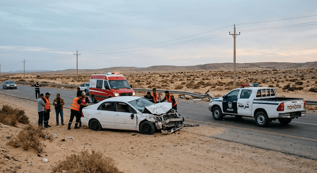 Tragedy on the Road Home: Libyan Family of 7 Perishes in Devastating Tobruk Crash After Journey from Egypt Tragedy on the Road Home: Libyan Family of 7 Perishes in Devastating Tobruk Crash After Journey from Egypt