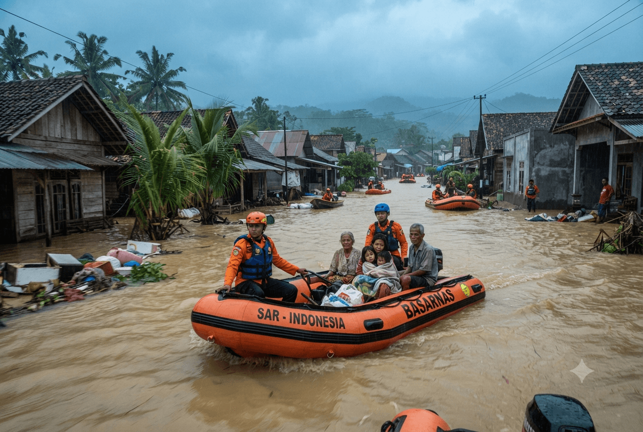Flash Flood in Garut: Three Lives Lost as Raging Waters Destroy Dozens of Local Homes Flash Flood in Garut: Three Lives Lost as Raging Waters Destroy Dozens of Local Homes