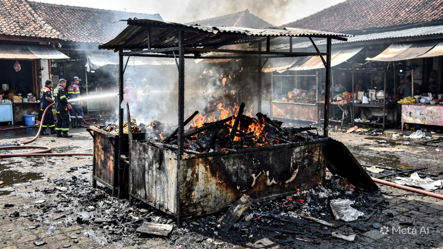 Medan Market Explosion: Six Injured Following Massive Gas Cylinder Blast in Busy Trading District Medan Market Explosion: Six Injured Following Massive Gas Cylinder Blast in Busy Trading District