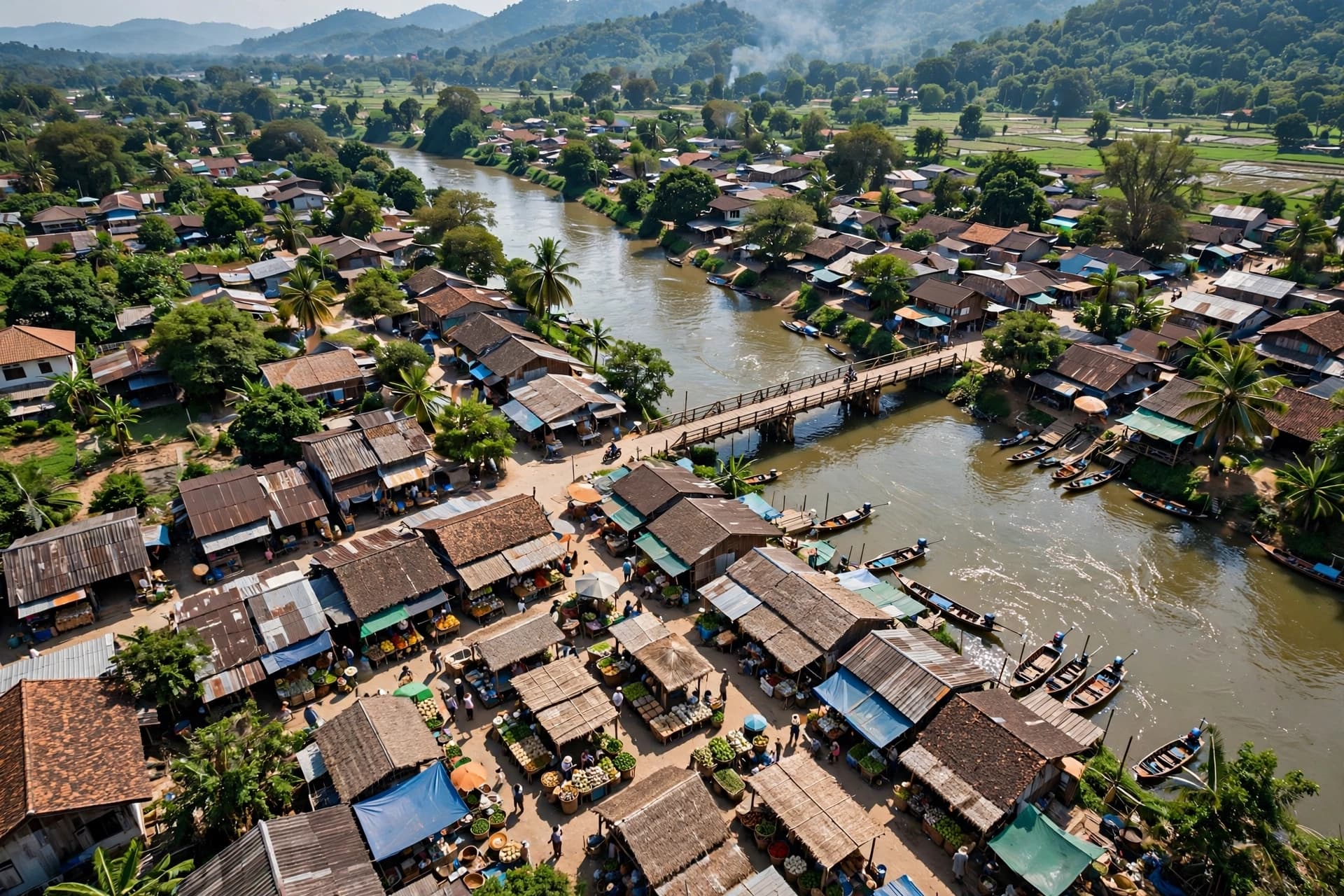 A River Trade Route, Interrupted by Fire A River Trade Route, Interrupted by Fire
