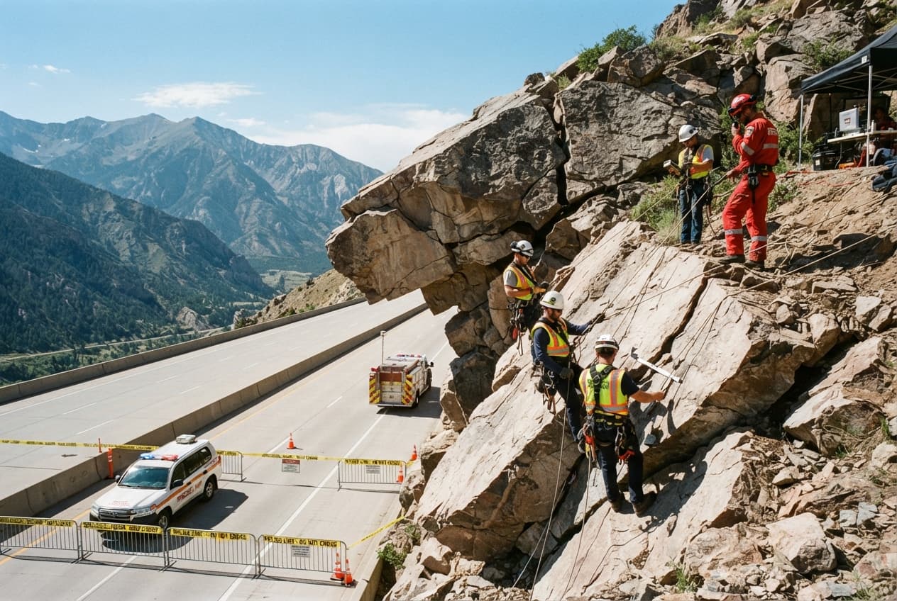 Mountain Road Rockslide: Falling Boulders Crush Passing Car Outside Tripoli, Leaving Two Dead Mountain Road Rockslide: Falling Boulders Crush Passing Car Outside Tripoli, Leaving Two Dead