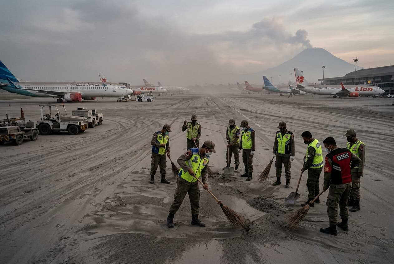 Indonesia Volcano Erupts With Massive Ash Cloud, Killing Four, Forcing Thousands to Flee Surrounding Villages Indonesia Volcano Erupts With Massive Ash Cloud, Killing Four, Forcing Thousands to Flee Surrounding Villages